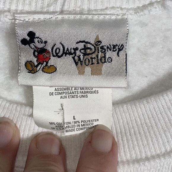 Vintage Disney Figment Imagination Institute Sweatshirt Epcot Size L 90s Rare - Picture 4 of 10